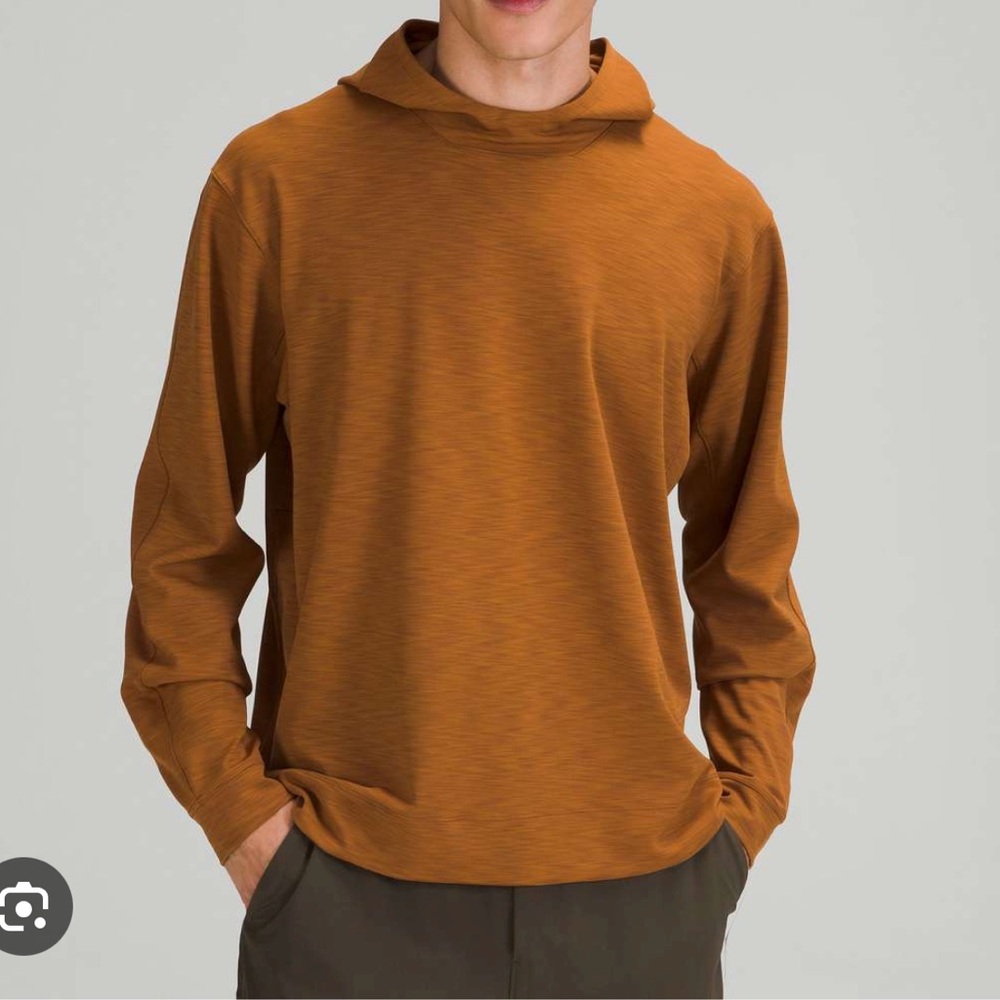 Men’s everlux oversized hoodie in heathered copper brown